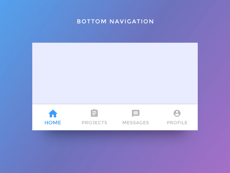 Bottom Navigation Exploration for UrbanClap