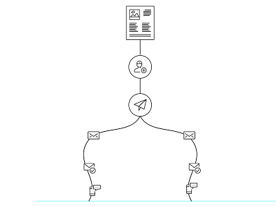 User flow email marketing illustration user flow user journey