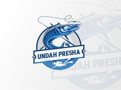 fishing emblem logo