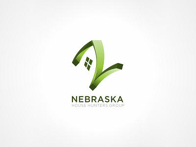 Nebraska-initial N logo design clean logo logo design smart logos unique logo