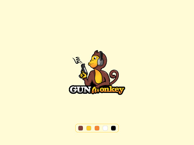 Fun logo for Gun Accessories dribbble fun illustration logo mascot logo unique logo vector