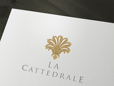 Logo Design cathedral design logo retro typography vintage