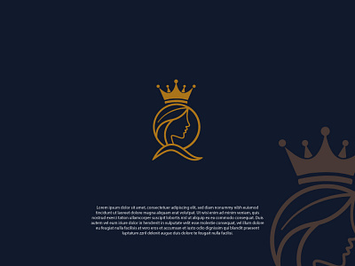 Q+Queen+Leaf branding design graphic design icon logo logo design vector