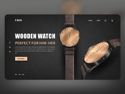 Wood watch landing page