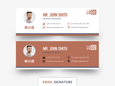 Email Signature adobexd branding design email email signature signature ui web
