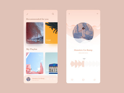 DailyUi challenge- 09 Music player