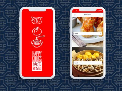 Happy Cooks | Chinese dumpling responsive site app branding design icon illustration logo typography ui web website