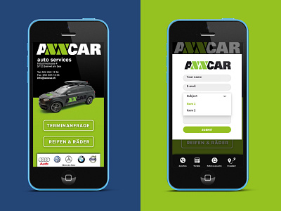 Vetica | Axxcar mobile ui