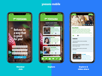 Yoosana | UX-UI & Mobile web