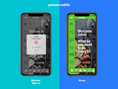 Yoosana | UX-UI & Mobile web app branding design identitiy logo mobile design ui ux