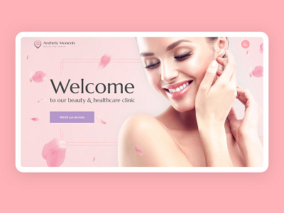 Beauty clinic beauty clinic design salon skincare ui web webdesign