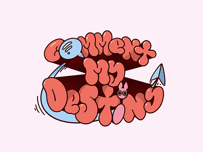 Logo Design - Comment my destiny adventure bunny characterdesign comic commentmydestiny cute logo logodesign videogame