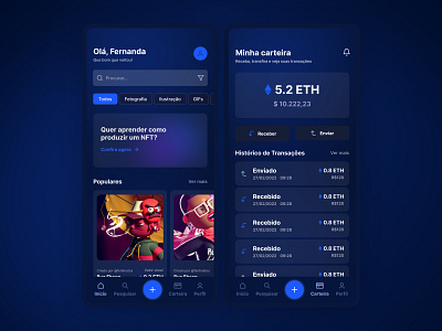 Crypto - NFT Marketplace Mobile App