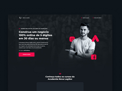 Nova Legião - Landing Page Redesign