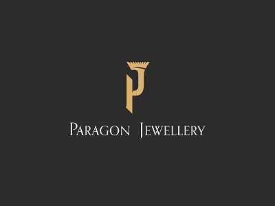 Paragon Jewellery brand design diamond jewellery logo luxury monogram paragon pj