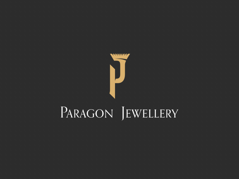 Paragon Jewellery pj monogram paragon diamond luxury design brand logo jewellery
