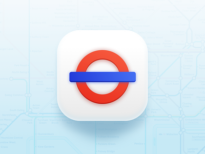 Day 005 app daily dailyui icon ios london mobile rounded tfl tube ui underground