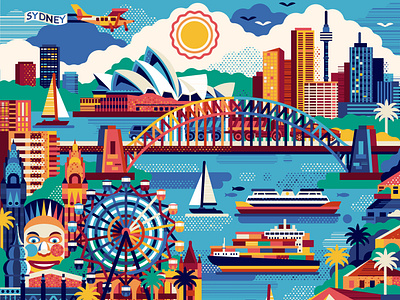 Sydney Travel Poster