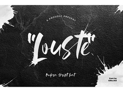 Louste Modern Script Font