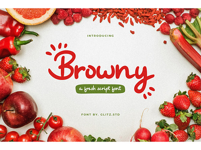 Browny Fresh Script Font beautyfont branding design elegant font font font awesome font design font family fonts collection fontscript fresh signature font sweetfont