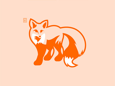Fox logo adobe illustrator brand identity branding design graphicdesign logo logo design logotype orange logo vector