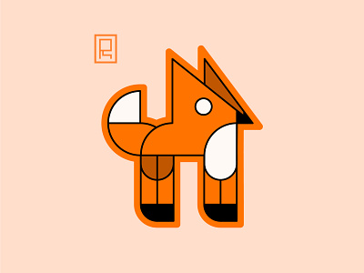 Fox adobe illustrator branding design flat fox logo icon icon design illustration logo minimal orange logo vector