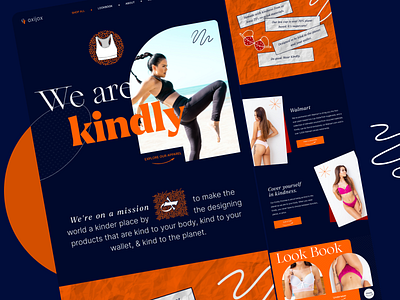 Cloth shop Landing page