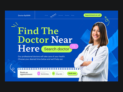 Web Header (Online Doctor Service)