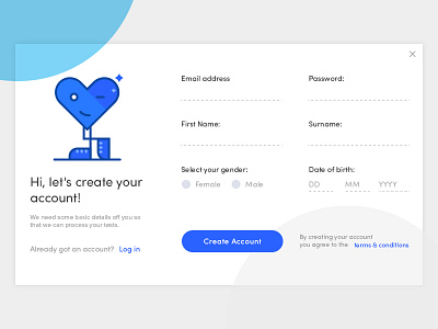 Daily UI :: 001 – Sign Up create new account daily ui sign in sign up