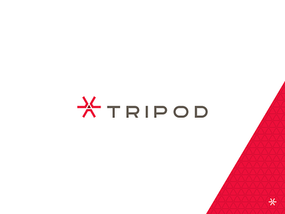 Tripod Refinement concept icon idea logo three pens