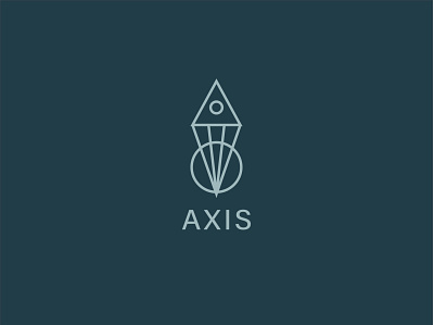 Axis — Logo branding dailylogochallenge illustration logo logo design logodesign logotype minimal minimalist logo minimalistic space spaceship