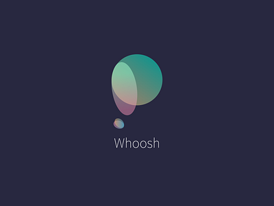 Whoosh — Logo branding dailylogochallenge design gradient gradient design gradients illustration logo logo design logodesign minimal minimalistic