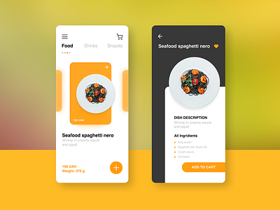 Food Delivery - Mobile App design figma food mobile ui ux