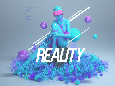 New Era 2017 3d abstract colour desig hyper reality render virtual visual vr wednesday