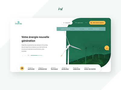 Green Energy Landing page