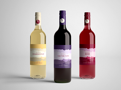 In Vino Veritas - Colorful Wine Label Design