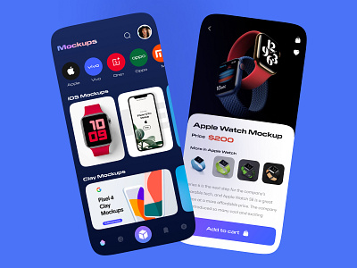 Mockup App UI Exploration | UI/UX animation branding dark app dark mode design graphic design illustration mobile typography uiux