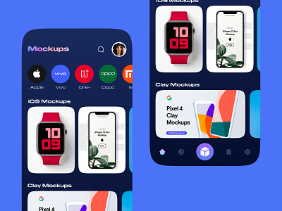 Mockup App UI Exploration | UI/UX branding dark app icon illustration logo typography ui uiux ux vector