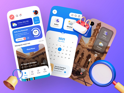 Dua Reminder & Mosque Finder App
