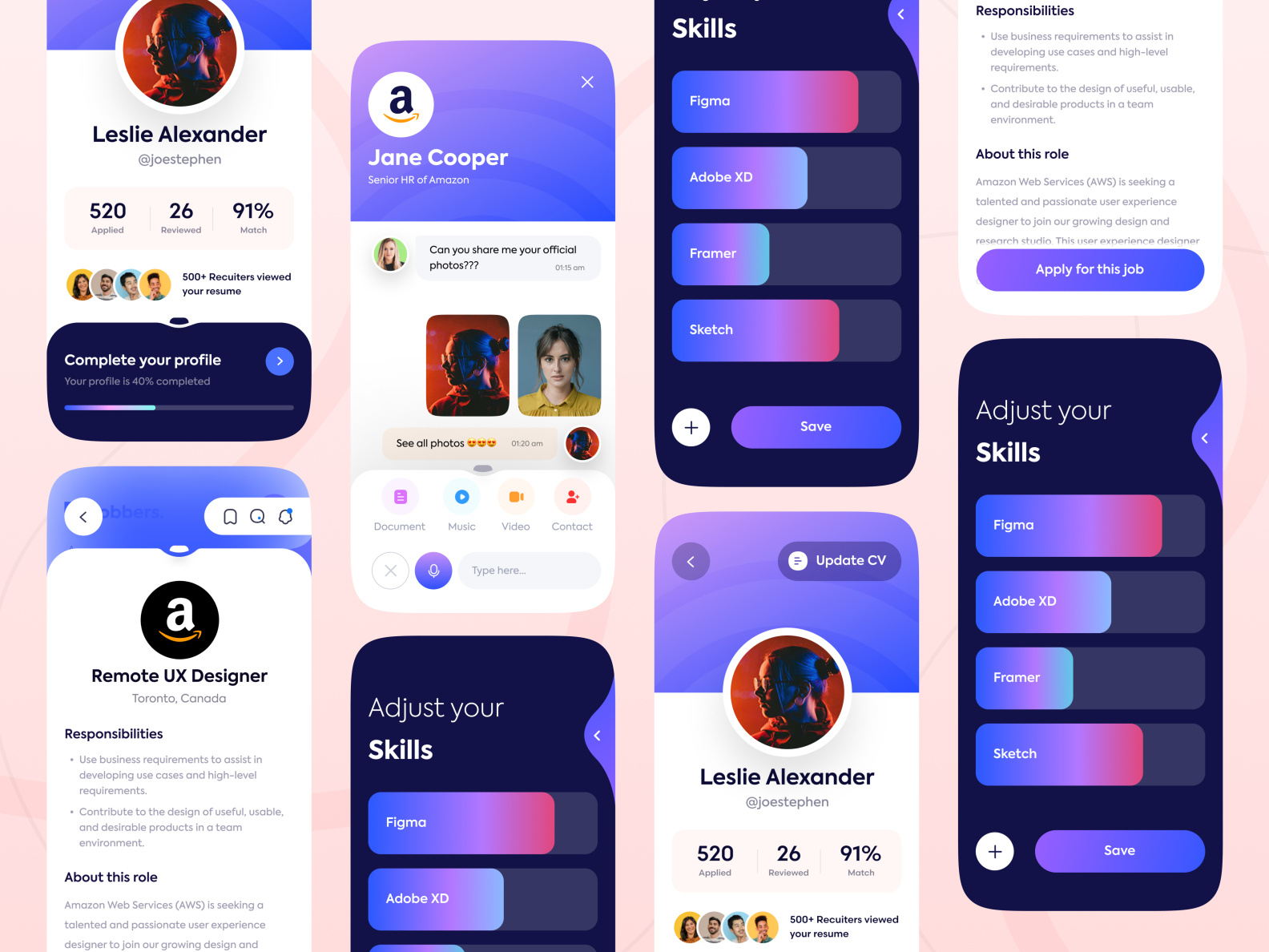 Jobbers | Find your dream job by Irfan Khan on Dribbble