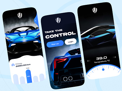 Car App UI/UX | Lykan Hypersport car app cars darkmode electric cars sass app search ui typography userexperience userinterface