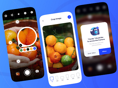 Candy Camera & Color Picker Mobile App