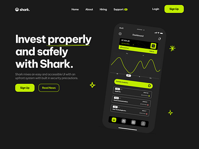The Shark Project 3d branding design ecom graphic design illustration invest investment logo money typography ui ux vector web