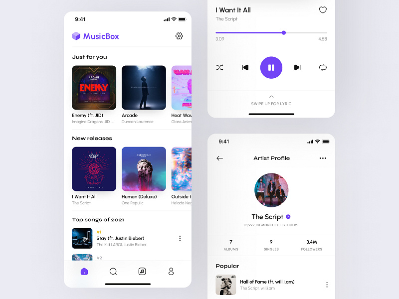 Browse thousands of Music Player images for design inspiration | Dribbble