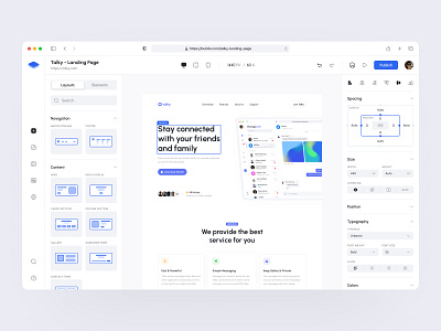 Buildo - Website Builder by Rayfan Tio Saputro for Keitoto on Dribbble