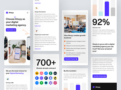 Ahoyy - Digital Marketing Agency Responsive Landing Page