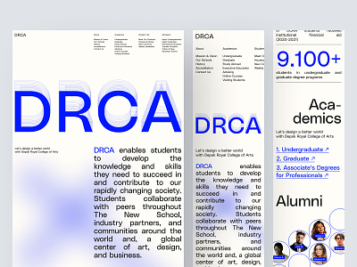 DRCA - Design College Responsive Landing Page
