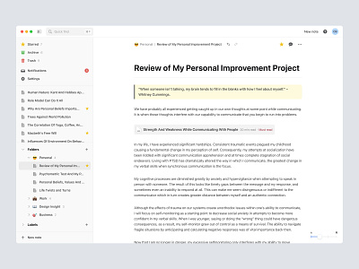 Nulis - Notes Desktop App by Rayfan Tio Saputro for Keitoto on Dribbble
