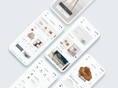 Furniture Store iOS App adobe xd e commerce app e commerce shop furniture app furniture design furniture shop ios app design iphonex mobile app design ui ux