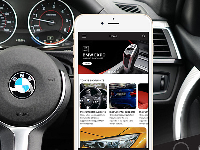 Community app for bmw application design automobile community app mobile app uiux